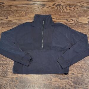 Athleta Seasoft Rib Zip-Up Sweater